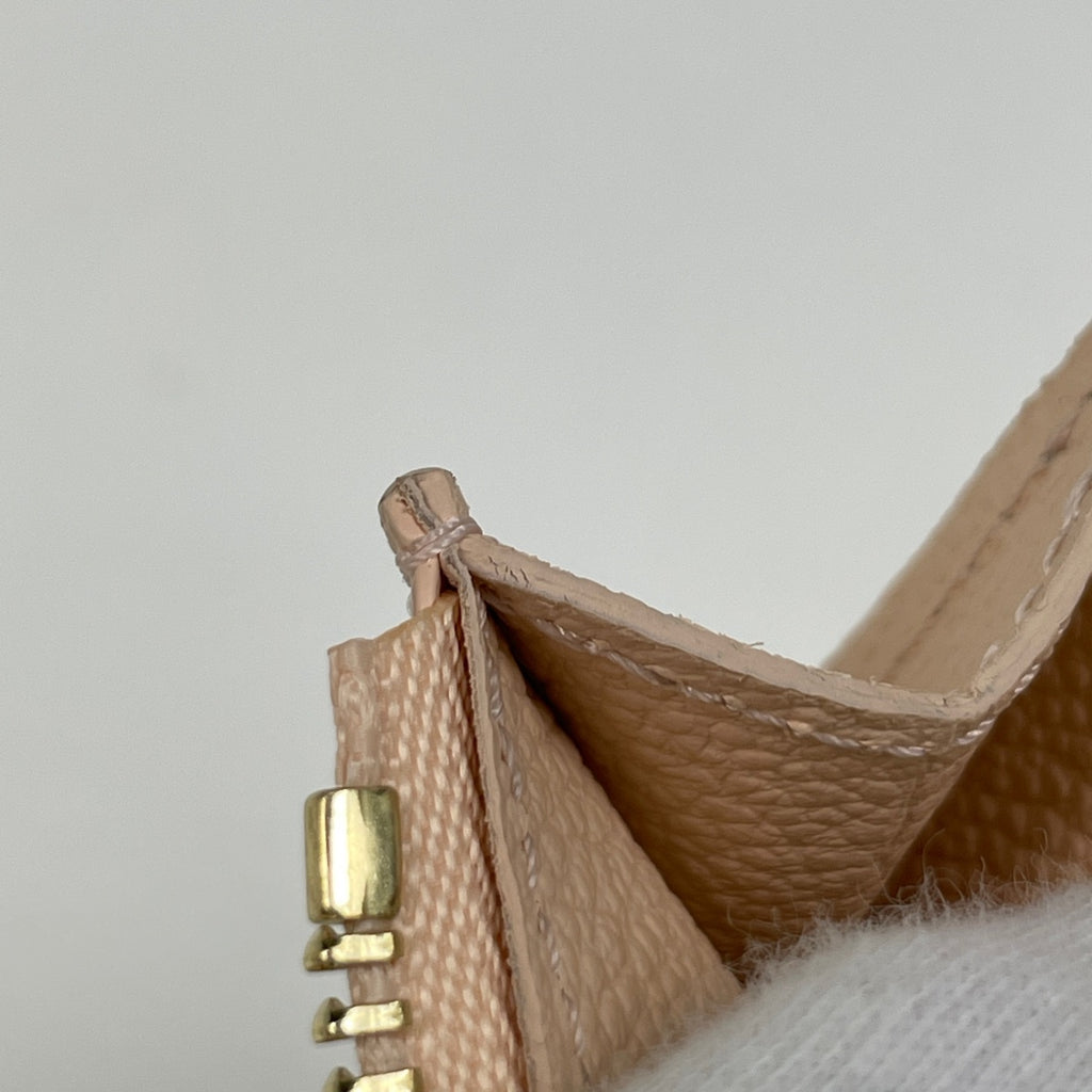 ルイ・ヴィトン ポルト カルト フローラ コインケース カードケース モノグラムアンプラント シャマロウピンク M83221 レディース 【中古】brbag