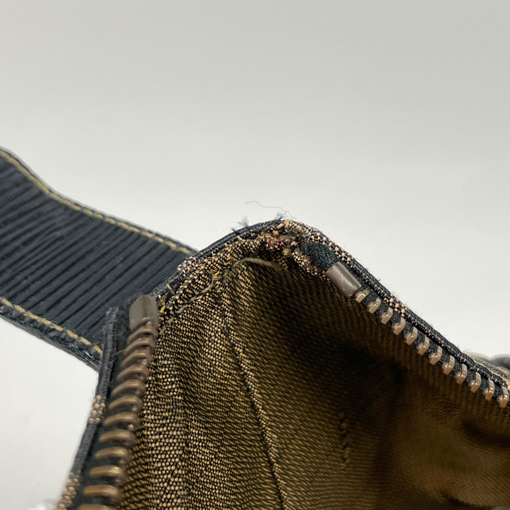 フェンディ ズッカ柄 ハンドバッグ バニティ ハンドバッグ キャンバス ブラウン 55650 レディース 【中古】brbag