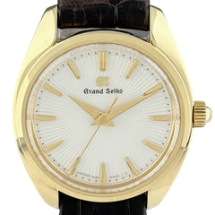 セイコー グランドセイコー エレガンスコレクション STGF336 4J51-0AK0 腕時計 YG レザー ダイヤモンド クォーツ レディース 時計 【中古】wtcbb