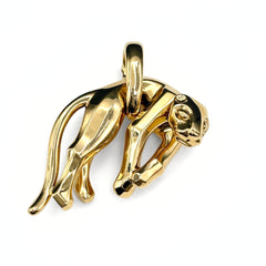 カルティエ パンテール ドゥ カルティエ ペンダントトップ YG イエローゴールド アニマル 豹 ヒョウ ペンダントトップ 750 レディース ブランドジュエリー 【中古】brjwl