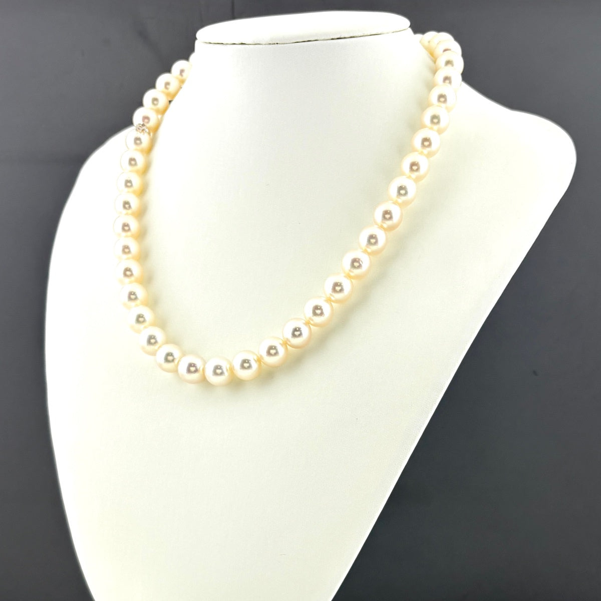 ミキモト パール デザインネックレス WG ホワイトゴールド 真珠