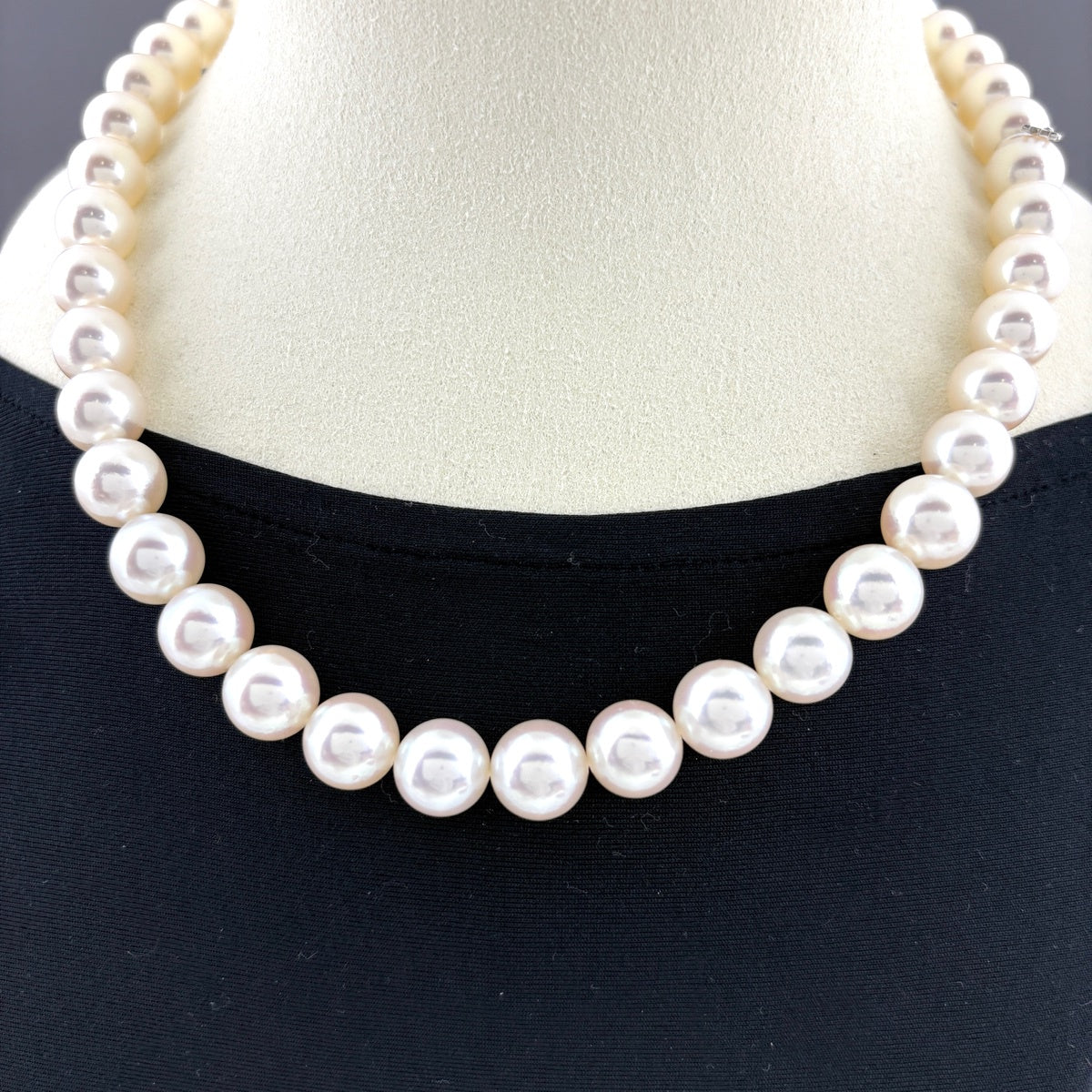 ミキモト パール デザインネックレス WG ホワイトゴールド 真珠