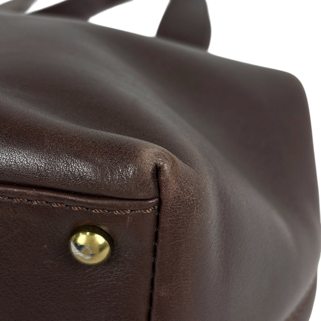 シャネル ココマーク ハンドバッグ 2WAY ショルダーバッグ ターンロック ハンドバッグ レザー ブラウン レディース 【中古】brbag