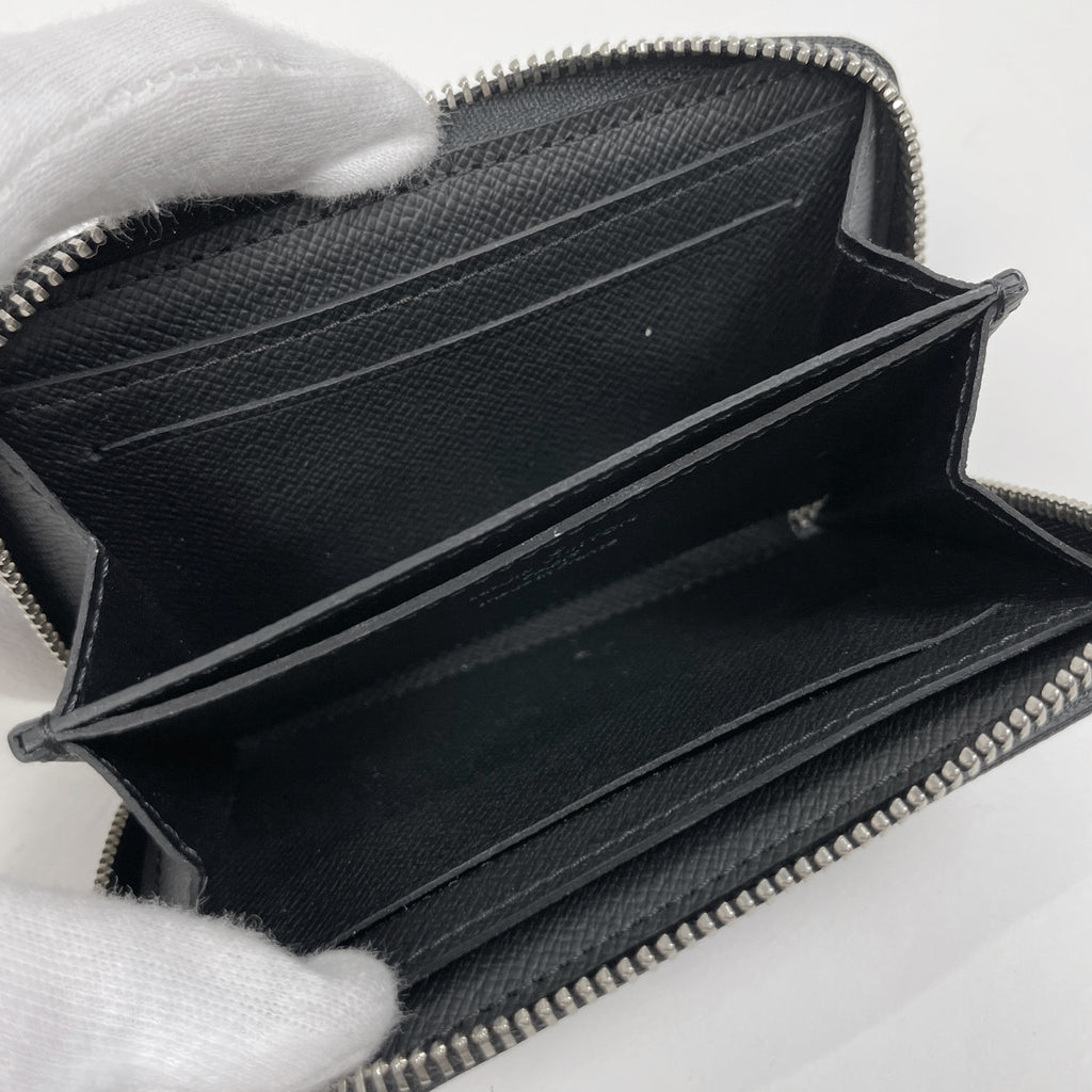 ルイ・ヴィトン ジッピー コインパース カードケース 名刺入れ ラウンドジップ ラウンドファスナー コインケース ダミエグラフィット ブラック N63076 メンズ 【中古】brbag