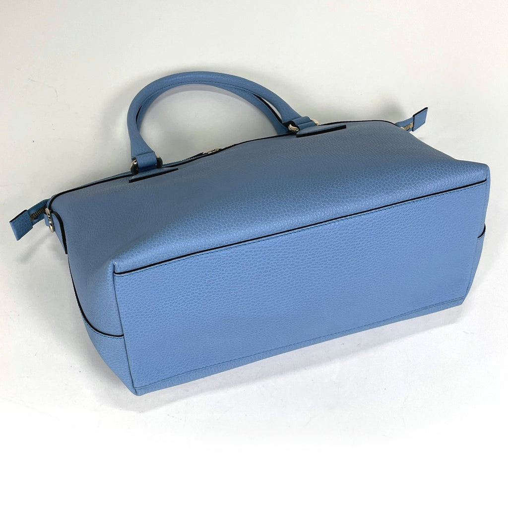 グッチ インターロッキングG ハンドバッグ 2WAY ショルダーバッグ ハンドバッグ レザー ライトブルー 449651 レディース 【中古】brbag