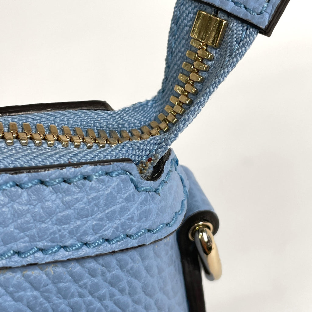 グッチ インターロッキングG ハンドバッグ 2WAY ショルダーバッグ ハンドバッグ レザー ライトブルー 449651 レディース 【中古】brbag