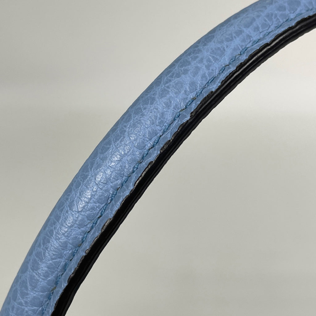 グッチ インターロッキングG ハンドバッグ 2WAY ショルダーバッグ ハンドバッグ レザー ライトブルー 449651 レディース 【中古】brbag