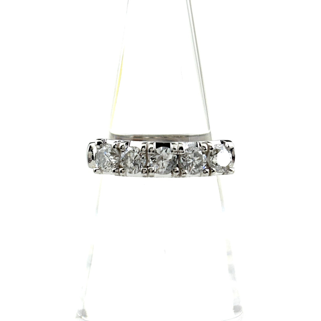 メレダイヤ デザインリング プラチナ 指輪 リング 9.5号 Pt900 ダイヤモンド レディース ノンブランドジュエリー 【中古】nbjwl