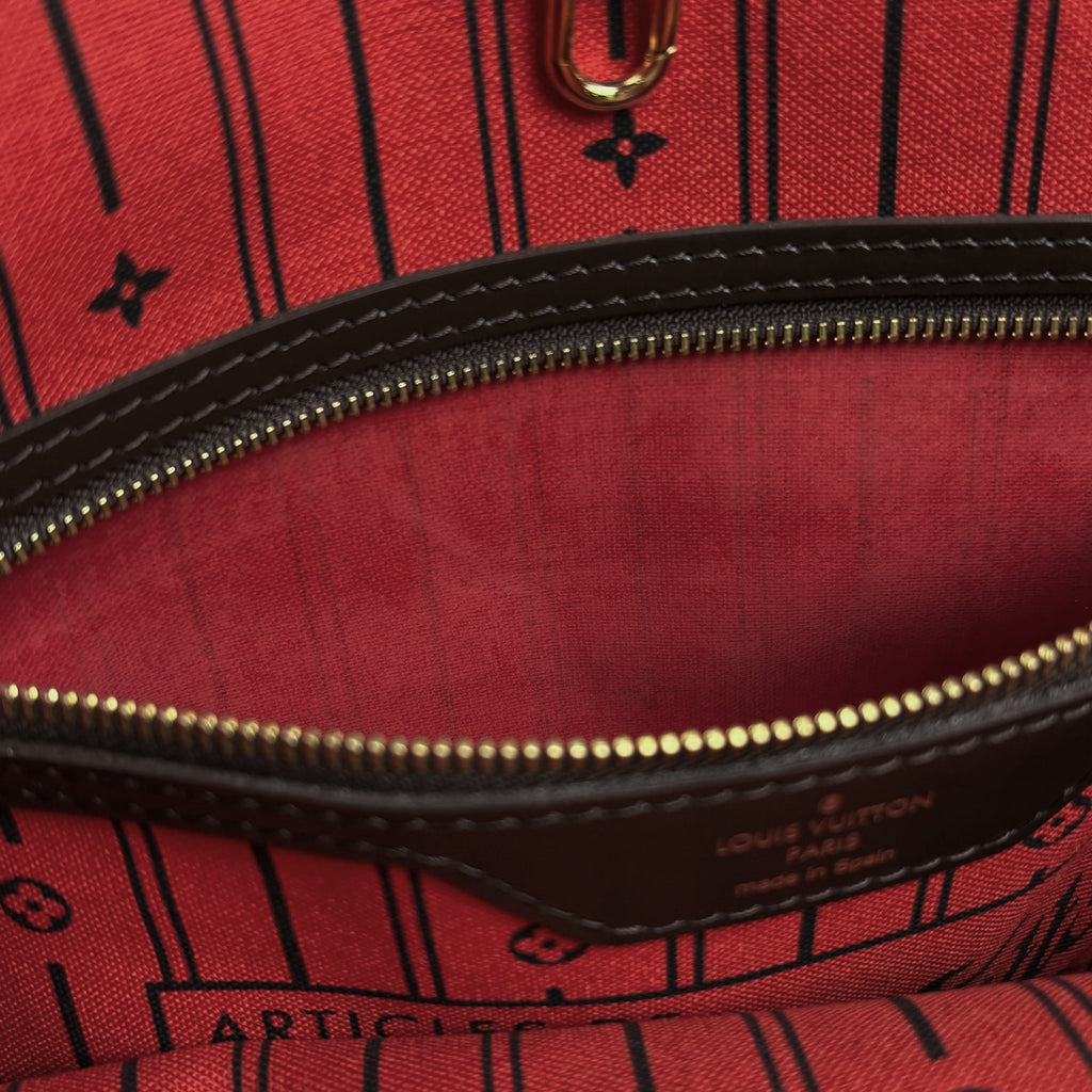 ルイ・ヴィトン ネヴァーフル MM ショルダーバッグ ショッピング トートバッグ ダミエ ブラウン N51105 レディース 【中古】brbag