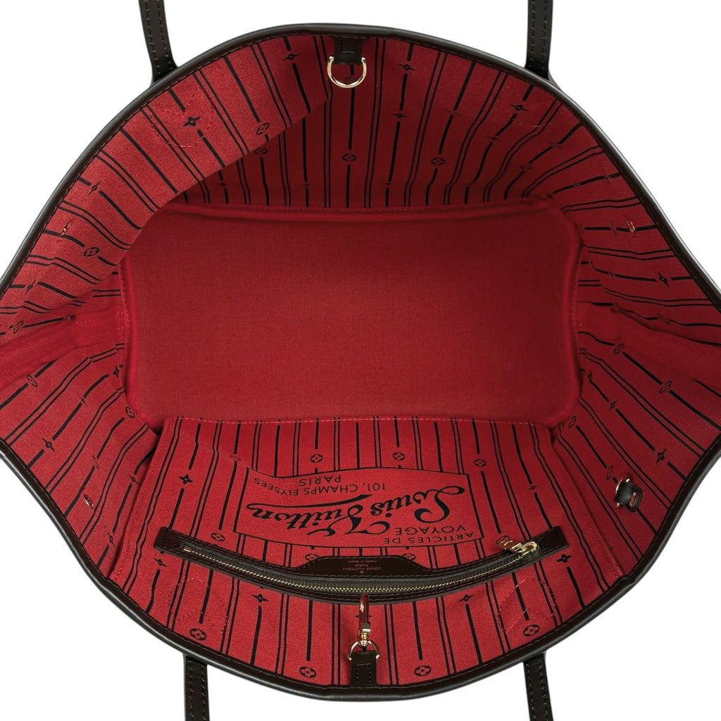 ルイ・ヴィトン ネヴァーフル MM ショルダーバッグ ショッピング トートバッグ ダミエ ブラウン N51105 レディース 【中古】brbag