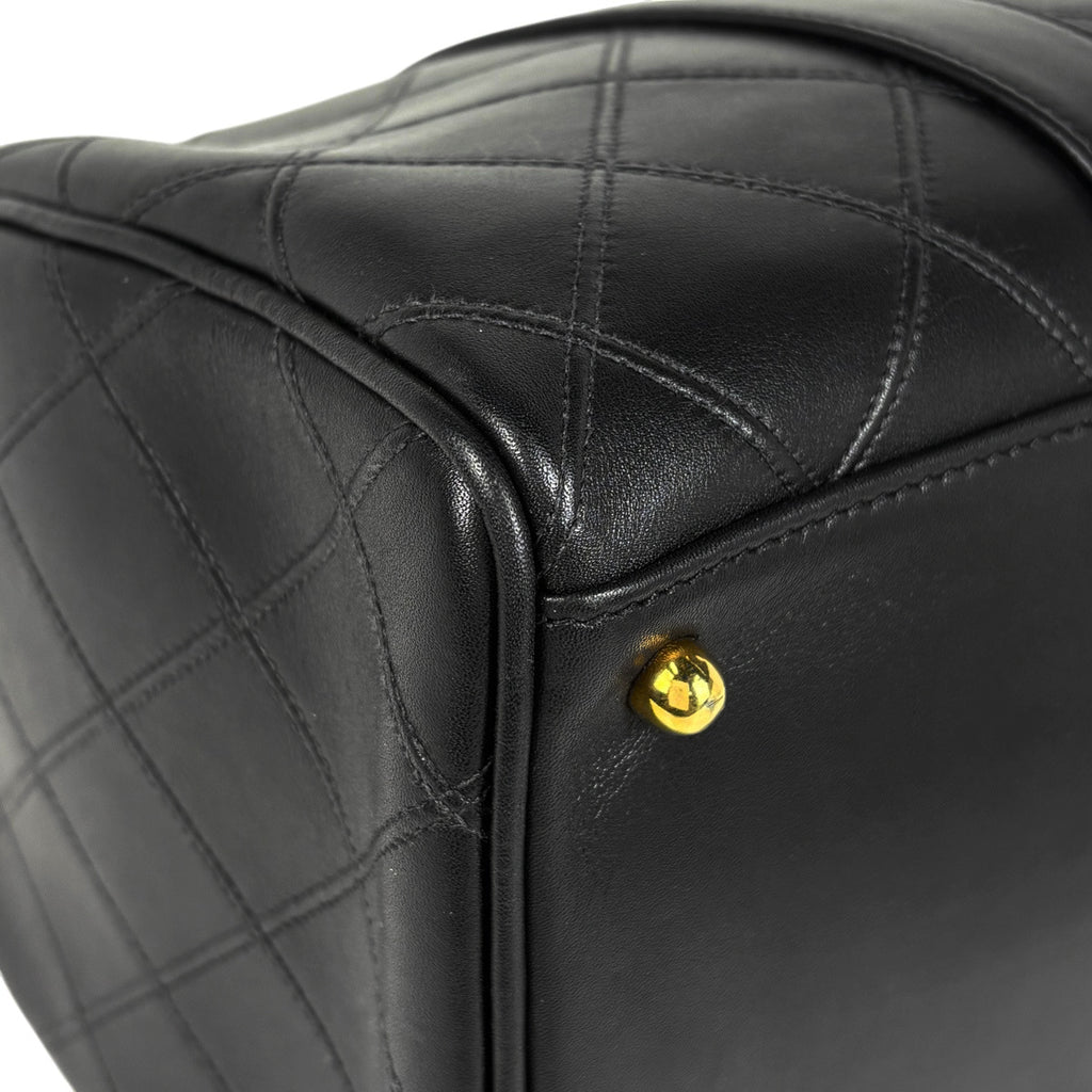 シャネル ビコローレ ボストンバッグ 2WAY ショルダーバッグ ココマーク ボストンバッグ レザー ブラック レディース 【中古】brbag