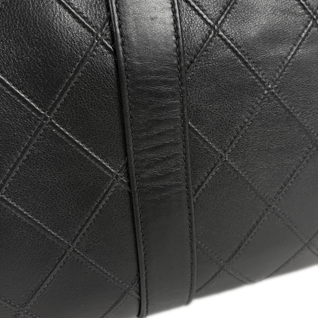 シャネル ビコローレ ボストンバッグ 2WAY ショルダーバッグ ココマーク ボストンバッグ レザー ブラック レディース 【中古】brbag