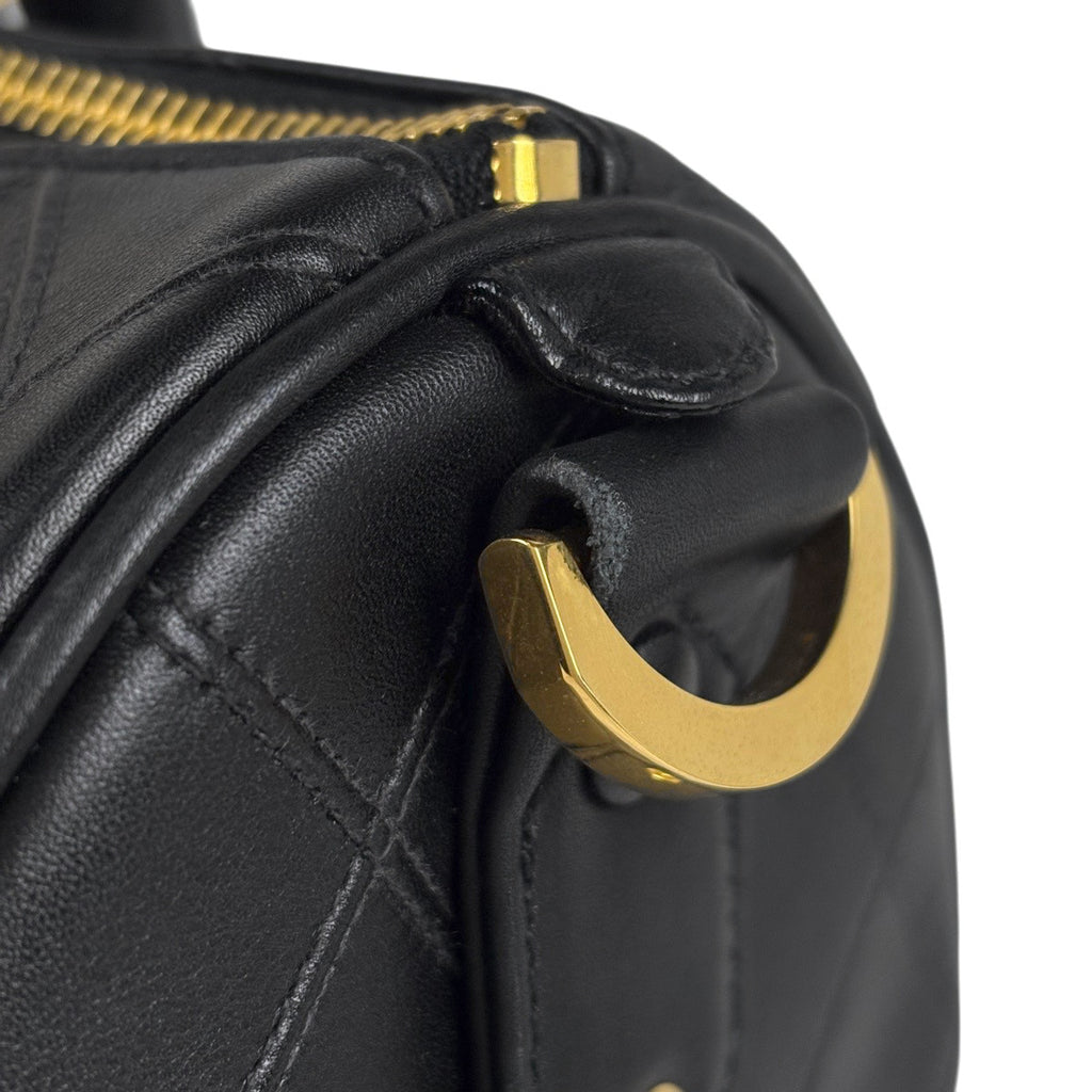 シャネル ビコローレ ボストンバッグ 2WAY ショルダーバッグ ココマーク ボストンバッグ レザー ブラック レディース 【中古】brbag