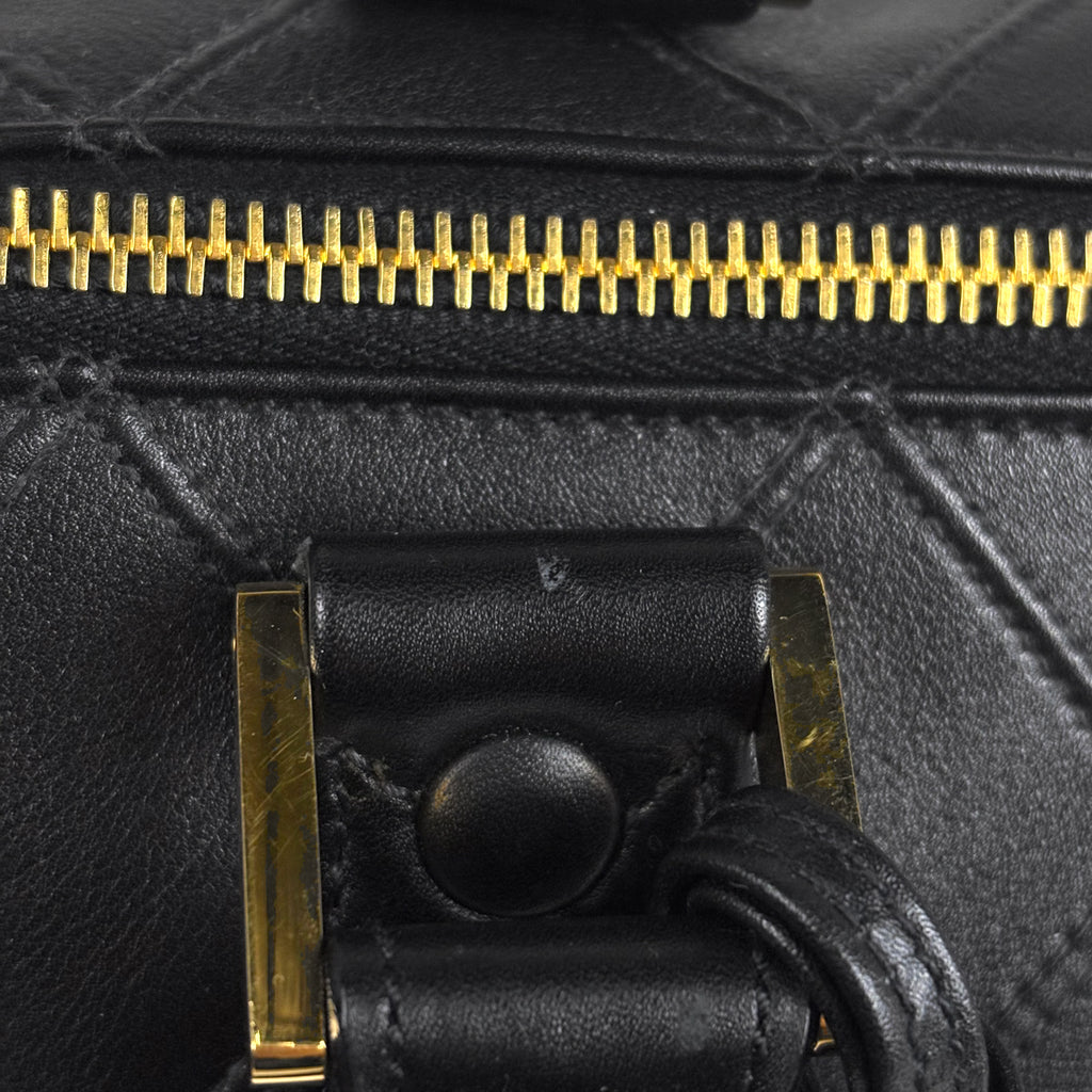 シャネル ビコローレ ボストンバッグ 2WAY ショルダーバッグ ココマーク ボストンバッグ レザー ブラック レディース 【中古】brbag