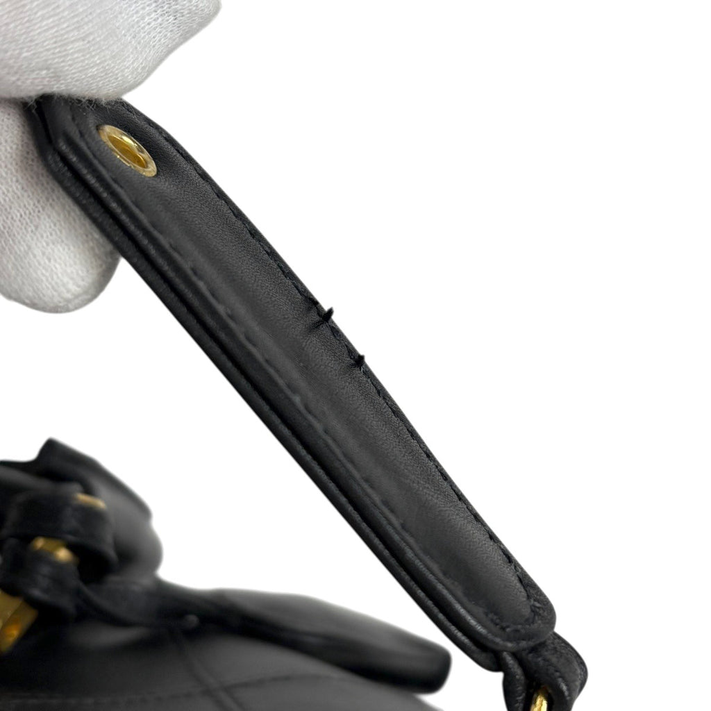 シャネル ビコローレ ボストンバッグ 2WAY ショルダーバッグ ココマーク ボストンバッグ レザー ブラック レディース 【中古】brbag