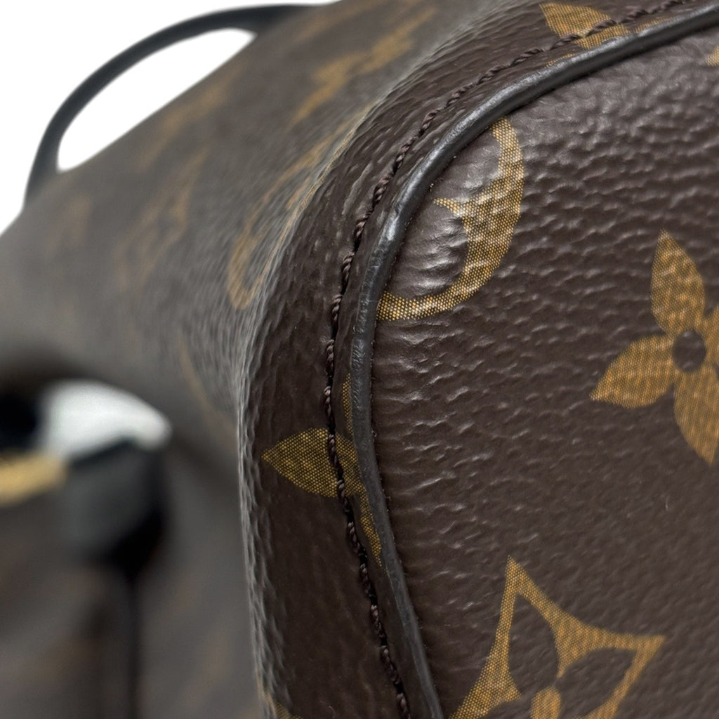 ルイ・ヴィトン ネオ ノエ 巾着型 ショルダーバッグ モノグラム ブラウン ノワール(ブラック) M44020 レディース 【中古】brbag