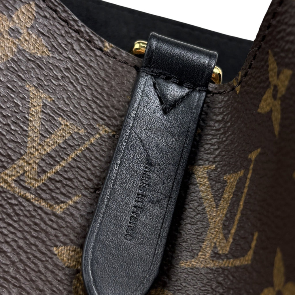 ルイ・ヴィトン ネオ ノエ 巾着型 ショルダーバッグ モノグラム ブラウン ノワール(ブラック) M44020 レディース 【中古】brbag