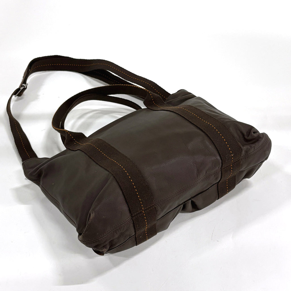 エルメス キャラバン ホリゾンタル MM 2WAY ショルダーバッグ ショルダーバッグ ヴォーデルマ ダークブラウン レディース 【中古】brbag