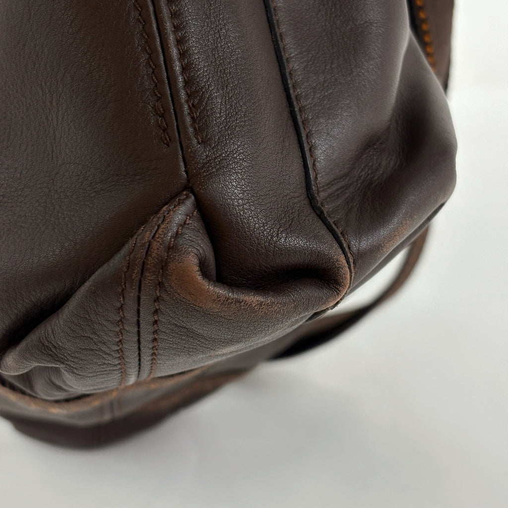 エルメス キャラバン ホリゾンタル MM 2WAY ショルダーバッグ ショルダーバッグ ヴォーデルマ ダークブラウン レディース 【中古】brbag