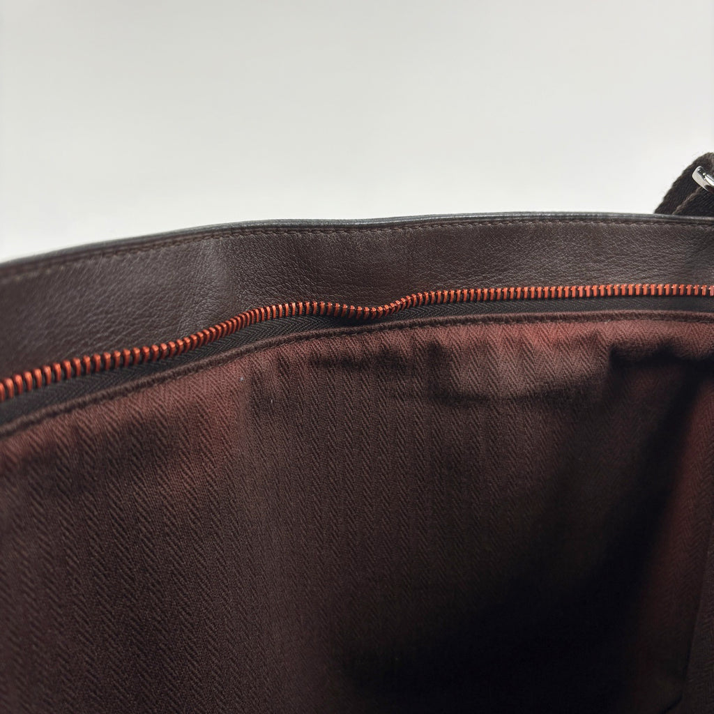 エルメス キャラバン ホリゾンタル MM 2WAY ショルダーバッグ ショルダーバッグ ヴォーデルマ ダークブラウン レディース 【中古】brbag