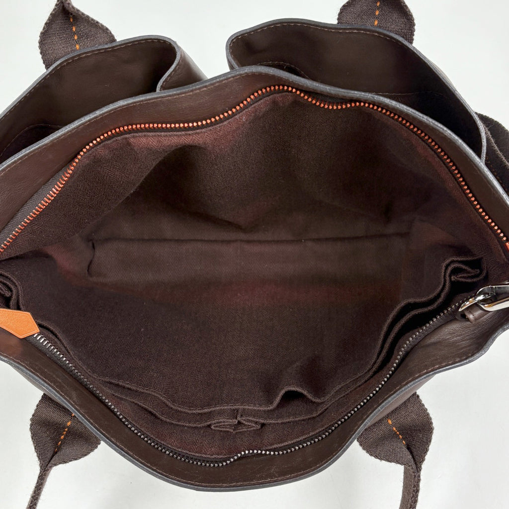 エルメス キャラバン ホリゾンタル MM 2WAY ショルダーバッグ ショルダーバッグ ヴォーデルマ ダークブラウン レディース 【中古】brbag