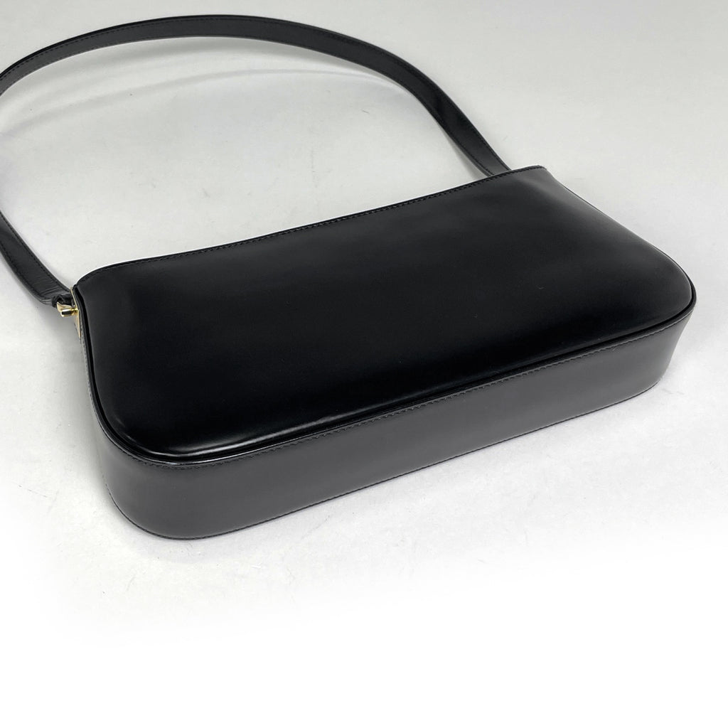 サルヴァトーレフェラガモ ガンチーニ ショルダーバッグ ワンショルダー ハンドバッグ ショルダーバッグ レザー ブラック レディース 【中古】brbag