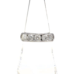 メレダイヤ デザインリング プラチナ 指輪 リング 16号 Pt900 ダイヤモンド レディース ノンブランドジュエリー 【中古】nbjwl