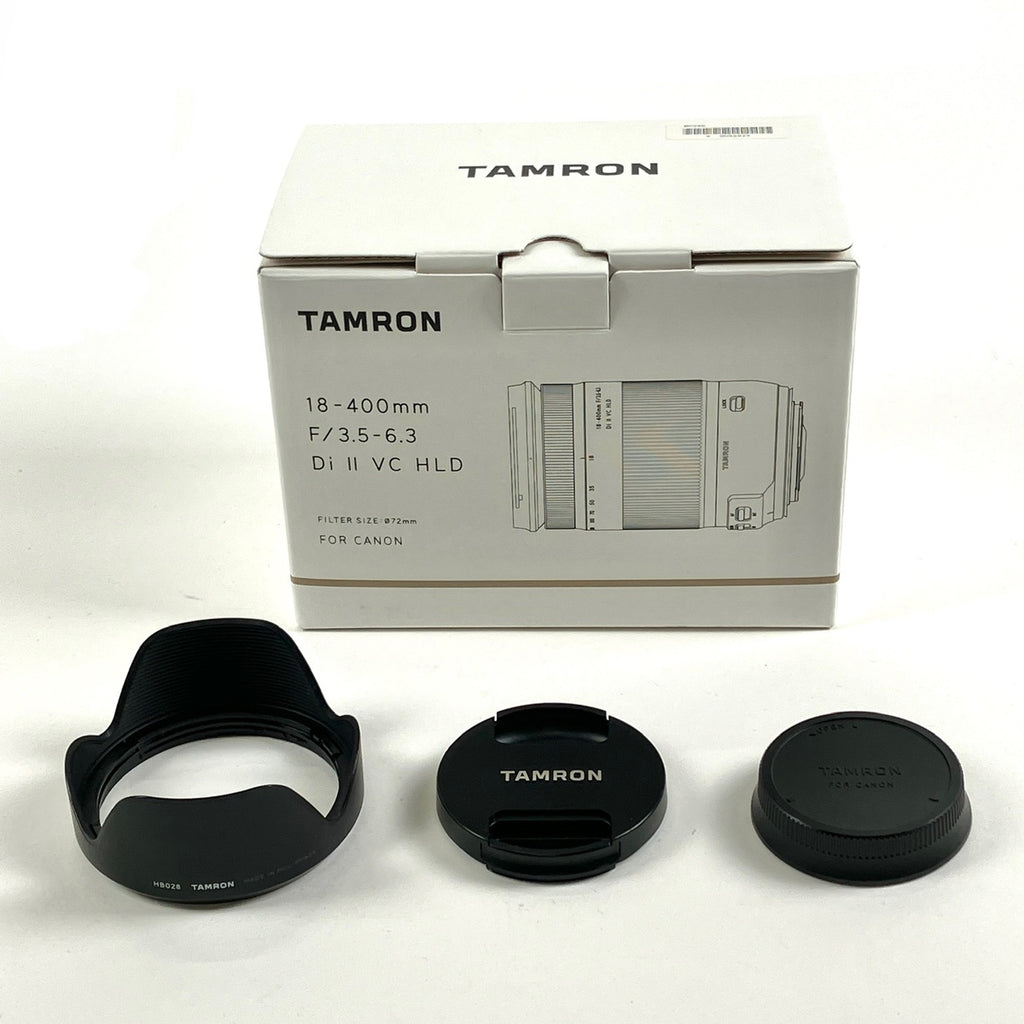 タムロン TAMRON 18-400mm F3.5-6.3 Di II VC HLD B028 (キヤノンEF用) 一眼カメラ用レンズ（オートフォーカス） 【中古】cambb