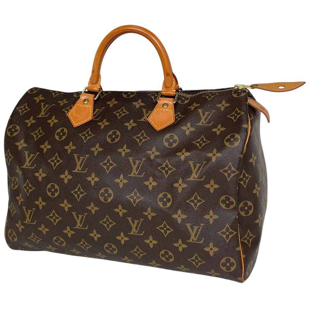ルイ・ヴィトン スピーディ 35 ボストンバッグ 通勤 ハンドバッグ モノグラム ブラウン M41524 レディース 【中古】brbag