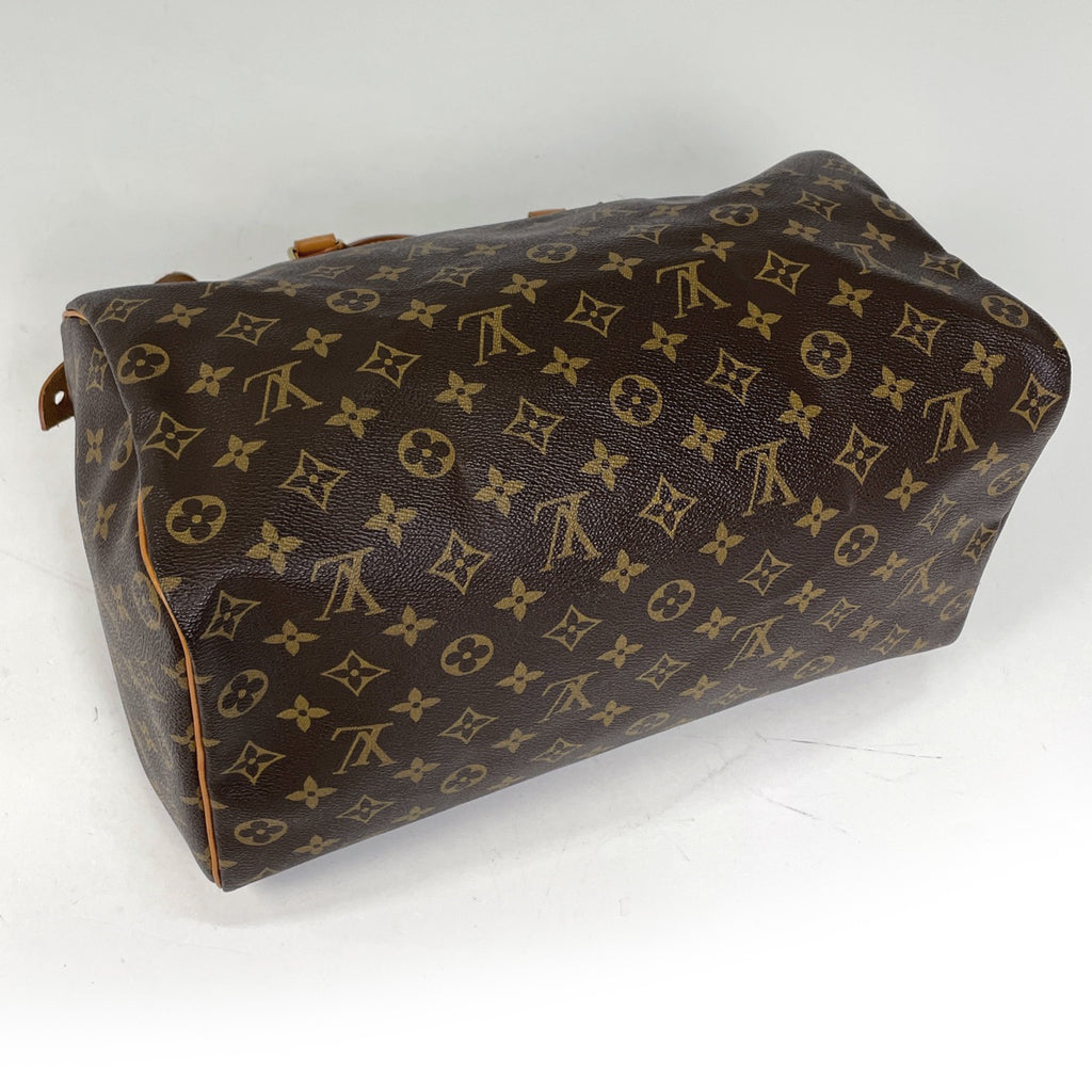 ルイ・ヴィトン スピーディ 35 ボストンバッグ 通勤 ハンドバッグ モノグラム ブラウン M41524 レディース 【中古】brbag