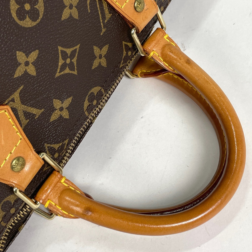 ルイ・ヴィトン スピーディ 35 ボストンバッグ 通勤 ハンドバッグ モノグラム ブラウン M41524 レディース 【中古】brbag