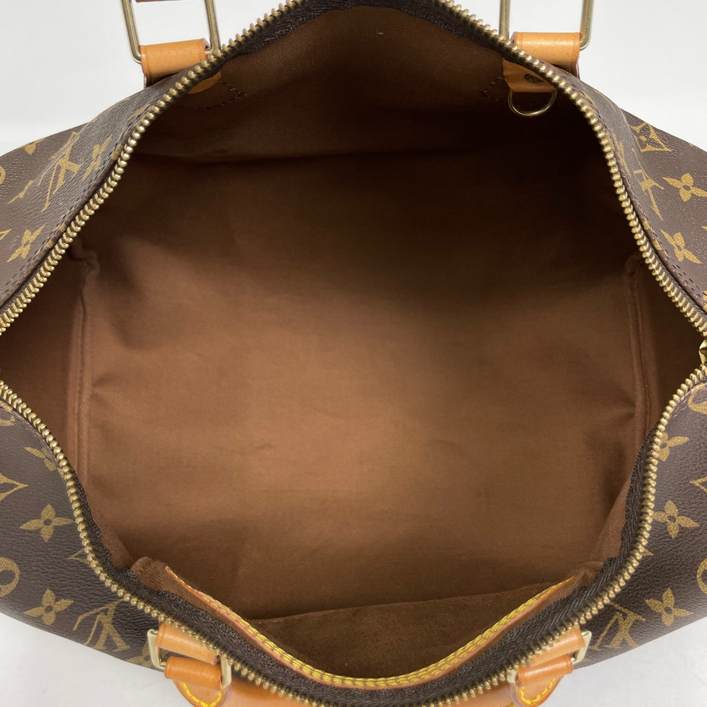 ルイ・ヴィトン スピーディ 35 ボストンバッグ 通勤 ハンドバッグ モノグラム ブラウン M41524 レディース 【中古】brbag