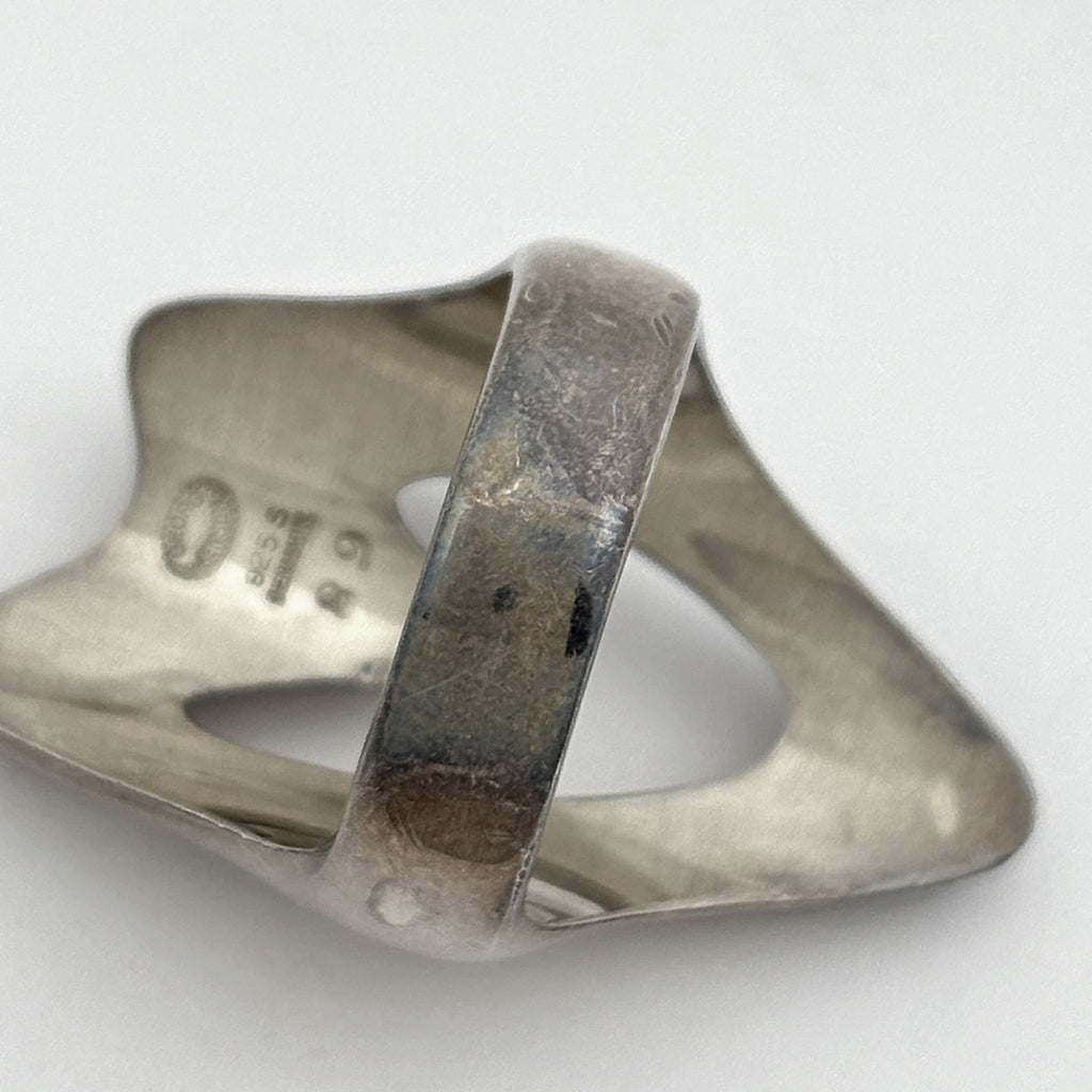 ジョージジェンセン デザイン リング 指輪 リング 12.5号 シルバー925 シルバー メンズ 【中古】bracc