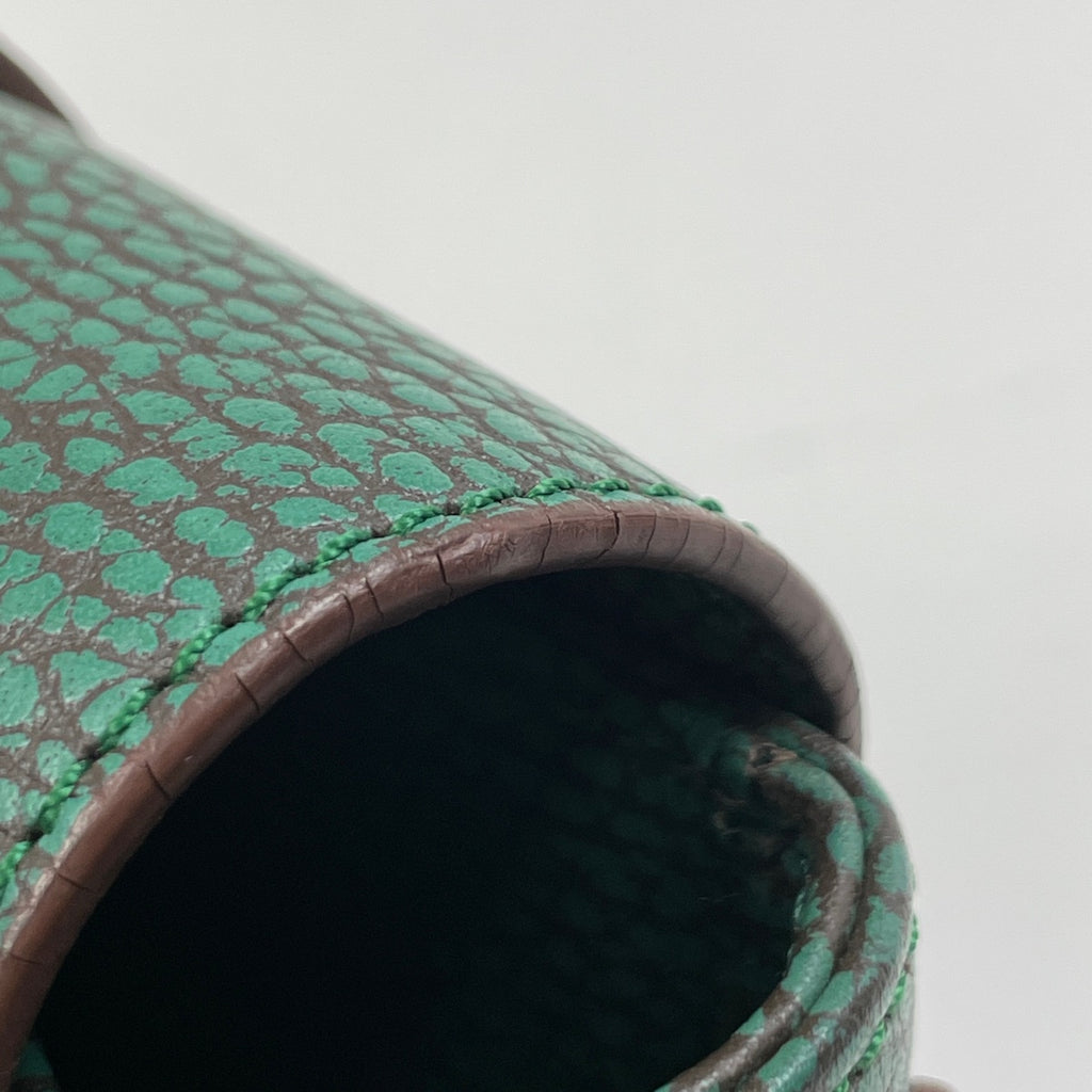 ロエベ ロゴ ショルダーバッグ ワンショルダー ハンドバッグ ショルダーバッグ レザー グリーン レディース 【中古】brbag