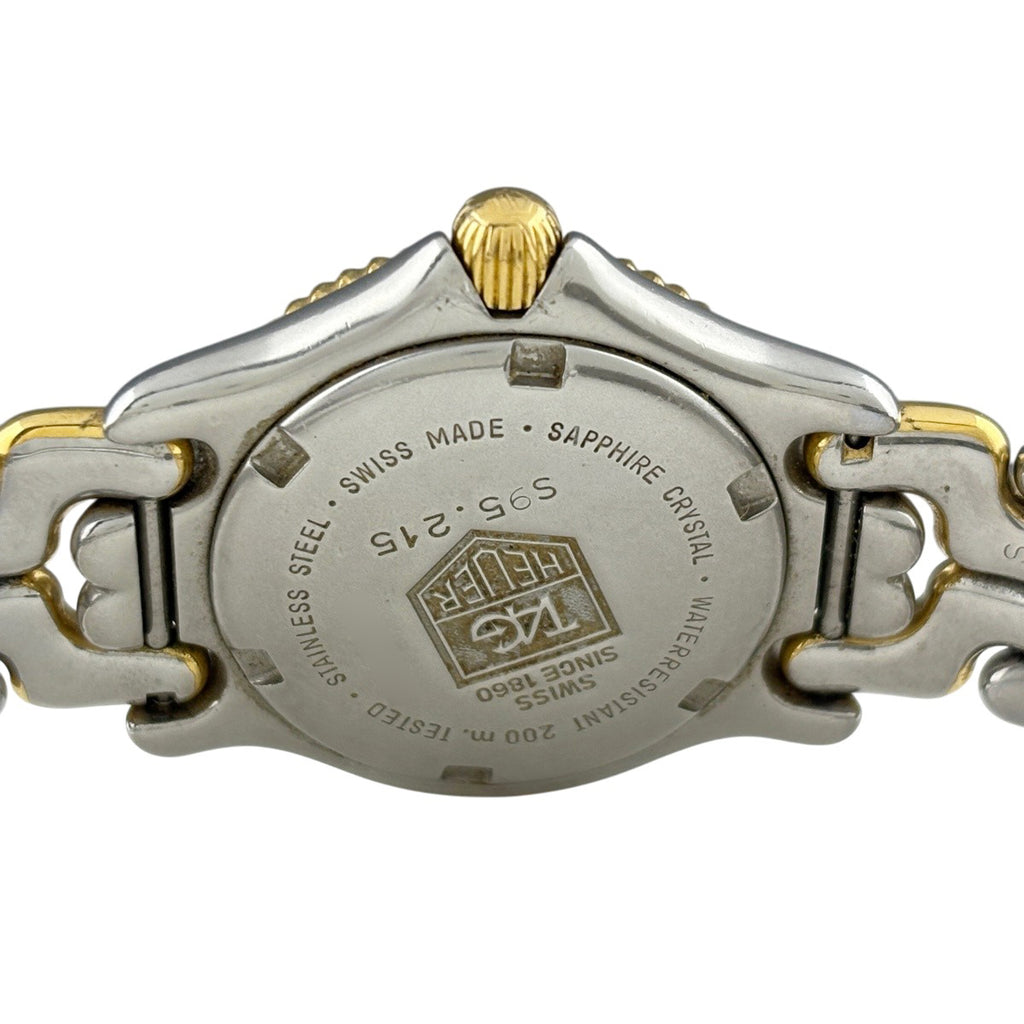 タグホイヤー プロフェッショナル セルシリーズ S95.215 腕時計 SS GP クォーツ グレー レディース 【中古】wtcbb