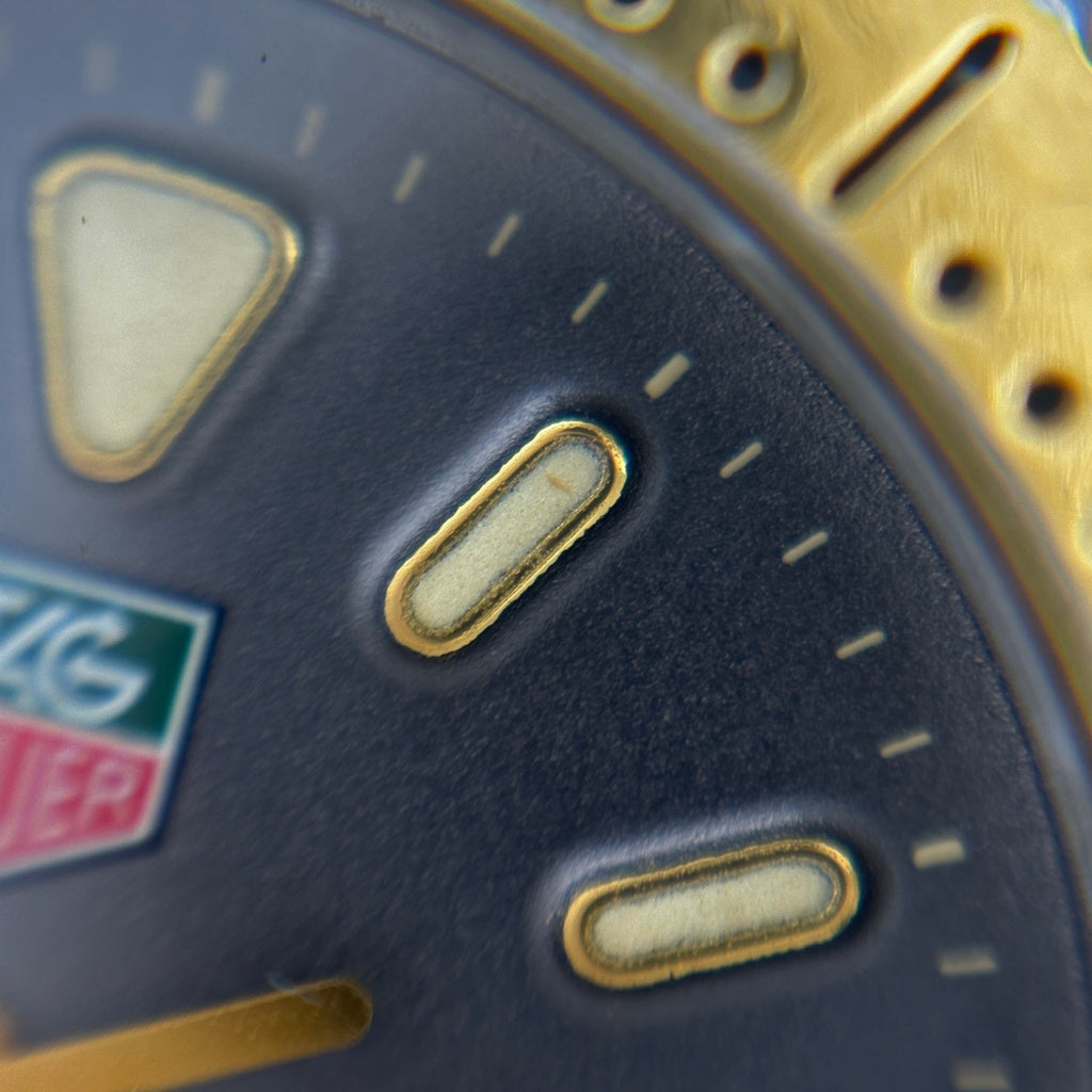 タグホイヤー プロフェッショナル セルシリーズ S95.215 腕時計 SS GP クォーツ グレー レディース 【中古】wtcbb