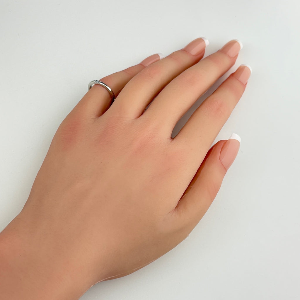 ティファニー フォーエバー ウェディング バンドリング プラチナ 指輪