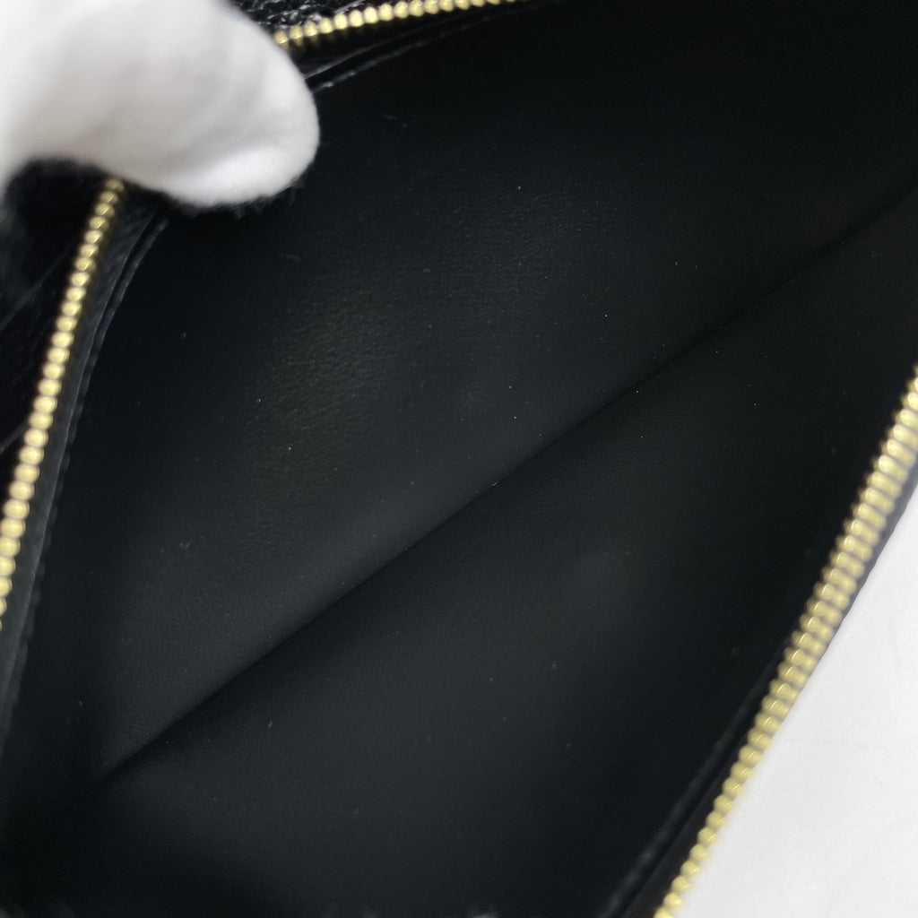 ルイ・ヴィトン ポルトフォイユ エミリー バイカラー ジャイアント 長財布 モノグラムアンプラント ブラック ベージュ M83138 レディース 【中古】brbag