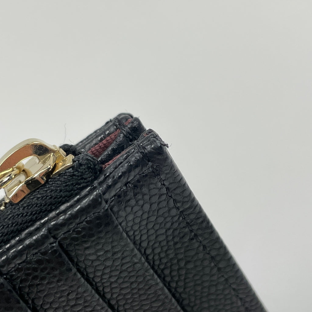 シャネル ココマーク コインケース カードケース 小銭入れ コインケース キャビアスキン ブラック AP2570 レディース 【中古】brbag