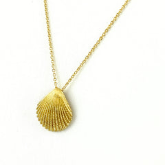 ティファニー シェル ネックレス YG イエローゴールド ペンダント 貝 ネックレス 750 レディース ブランドジュエリー 【中古】brjwl