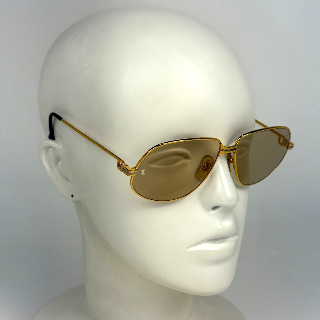 カルティエ トリニティ サングラス メタル ゴールド レディース 中古 brbag
