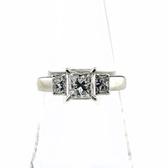 Pt900 ダイヤモンド リング 15号 1.018ct レディース ノンブランドジュエリー 中古 nbjwl