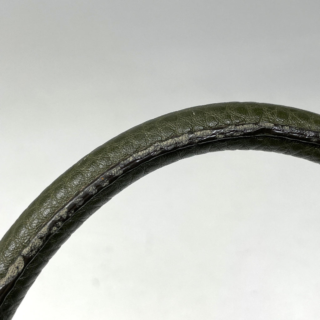 プラダ ロゴ ハンドバッグ カーキ ハンドバッグ レザー グリーン BN2534 レディース 【中古】brbag