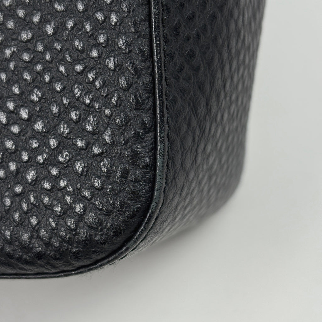 サルヴァトーレフェラガモ ガンチーニ ハンドバッグ 2way レザー ブラック レディース 中古 brbag