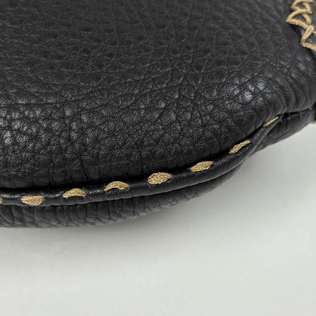 フェンディ セレリア ショルダーバッグ ワンショルダー レザー ブラック 8BR262 レディース 中古 brbag