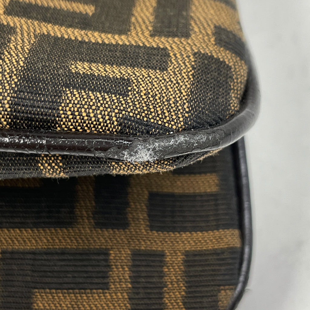 フェンディ ズッカ柄 ショルダーバッグ 肩掛け 総柄 ハンドバッグ ワンショルダー ショルダーバッグ キャンバス ブラウン 26796 レディース 【中古】brbag