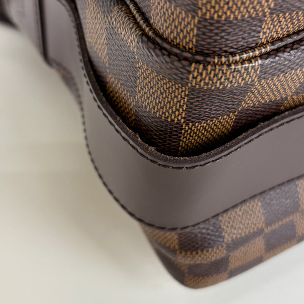 ルイ・ヴィトン ナヴィグリオ 斜め掛け ショルダーバッグ ダミエ ブラウン N45255 レディース 【中古】brbag