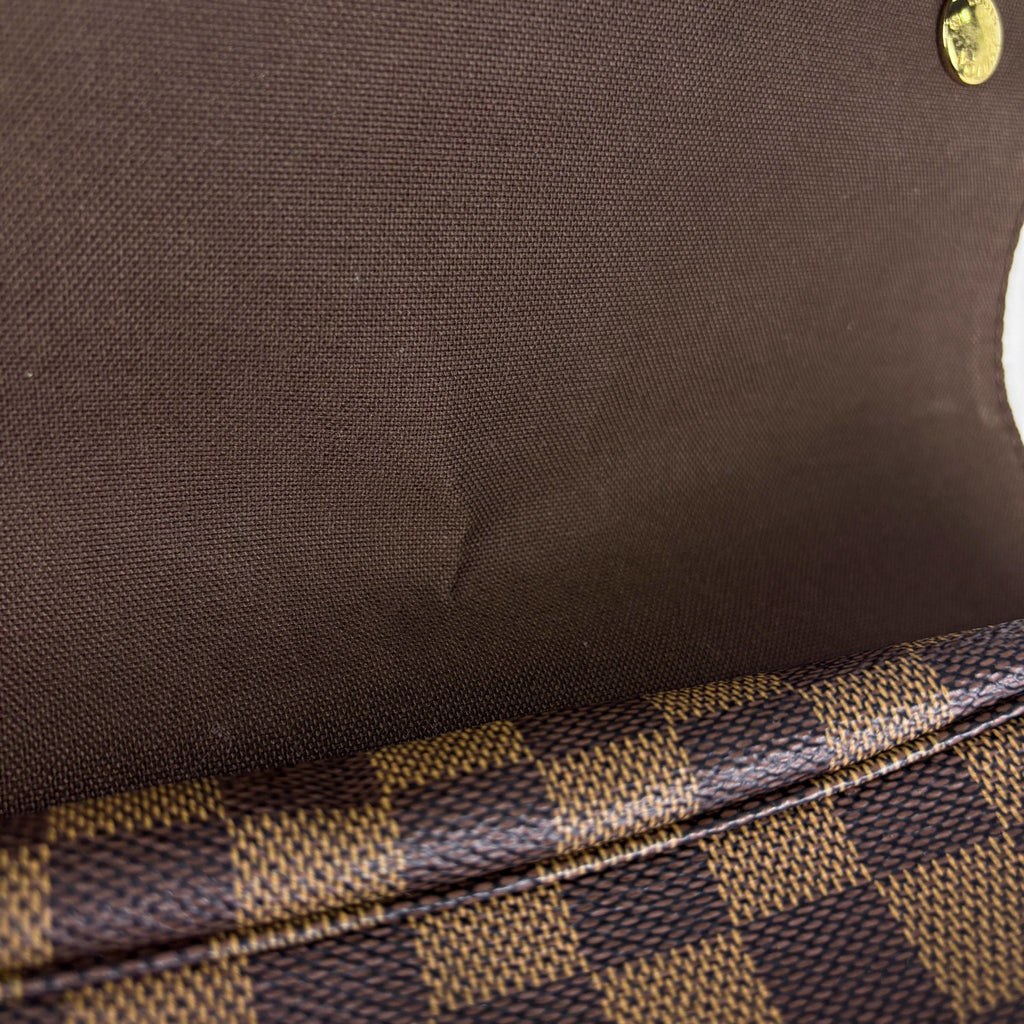 ルイ・ヴィトン ナヴィグリオ 斜め掛け ショルダーバッグ ダミエ ブラウン N45255 レディース 【中古】brbag