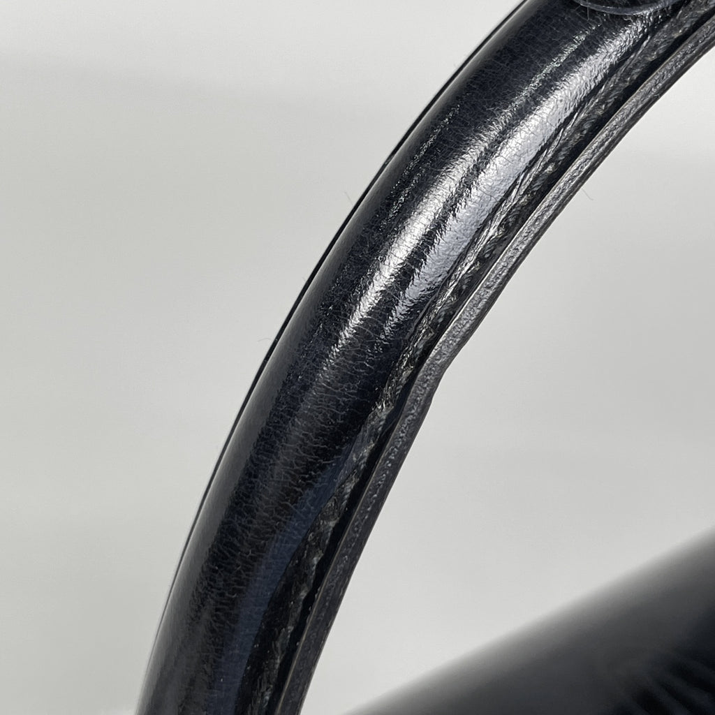 カルティエ ハッピーバースデー ハンドバッグ ターンロック 手提げ ハンドバッグ レザー ネイビー レディース 【中古】brbag