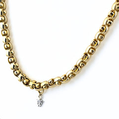 ウェレンドルフ Wellendorff デザインネックレス YG イエローゴールド ネックレス 750 レディース ブランドジュエリー 【中古】brjwl